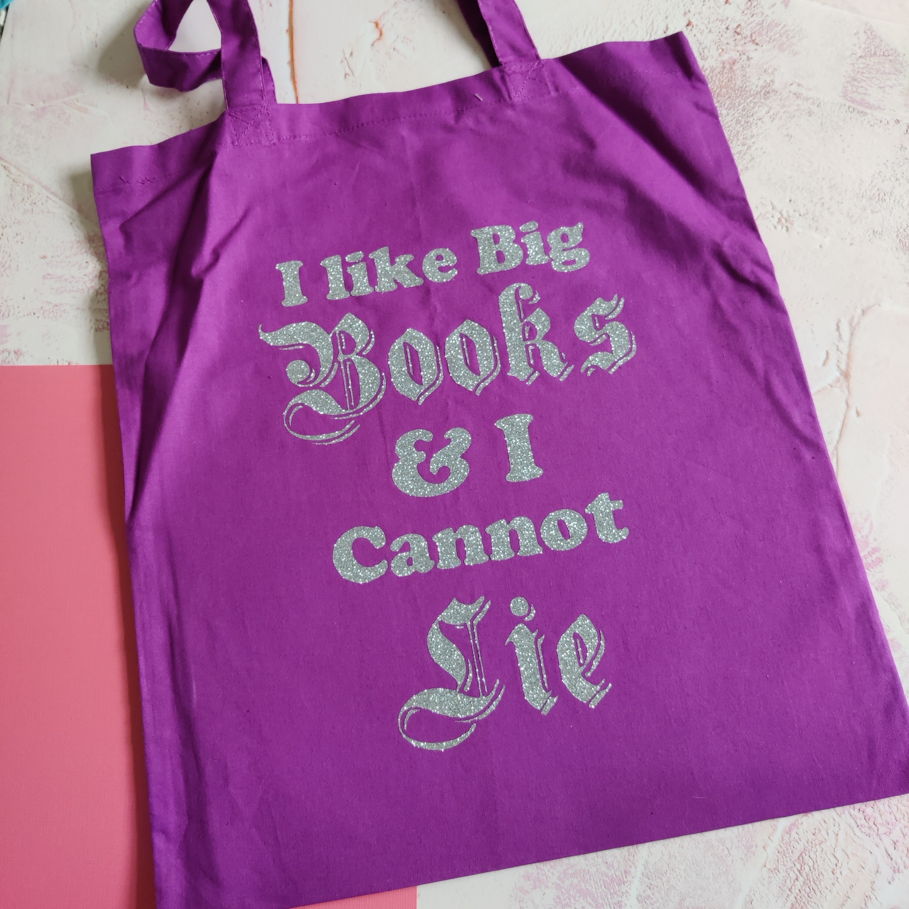 I Like Big Books And Cannot Lie - Borsa Tote IN Tela
