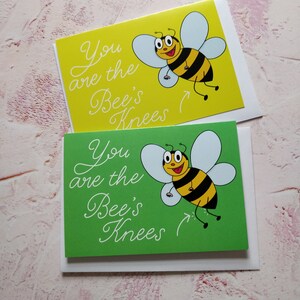 Jij bent de Bee's Knees A6 Wenskaart - Vaders/Moeders/Verzorgers Dagen Kaart