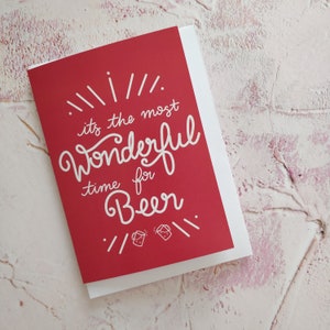A6 Card, Het is de meest heerlijke tijd voor bier