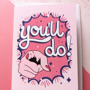 Tu vas faire rose Carte de vœux