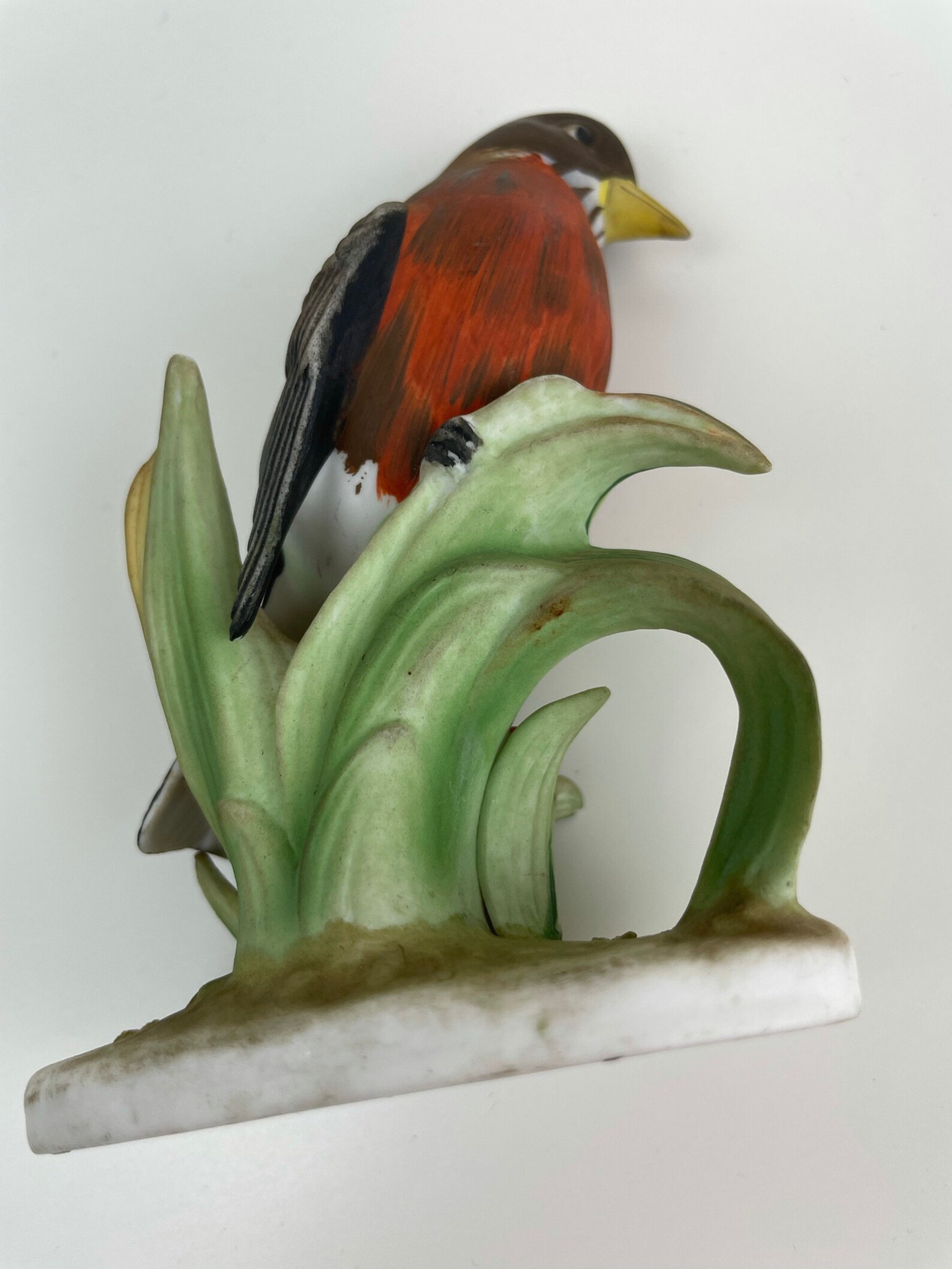 Vintage Lefton Red Robin Bird Figurine Figure Porcelain Hand Etsy