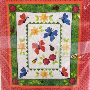 Garden Frolic Butterfly Quilt Pattern & Fabric Kit Marcia Layton ...