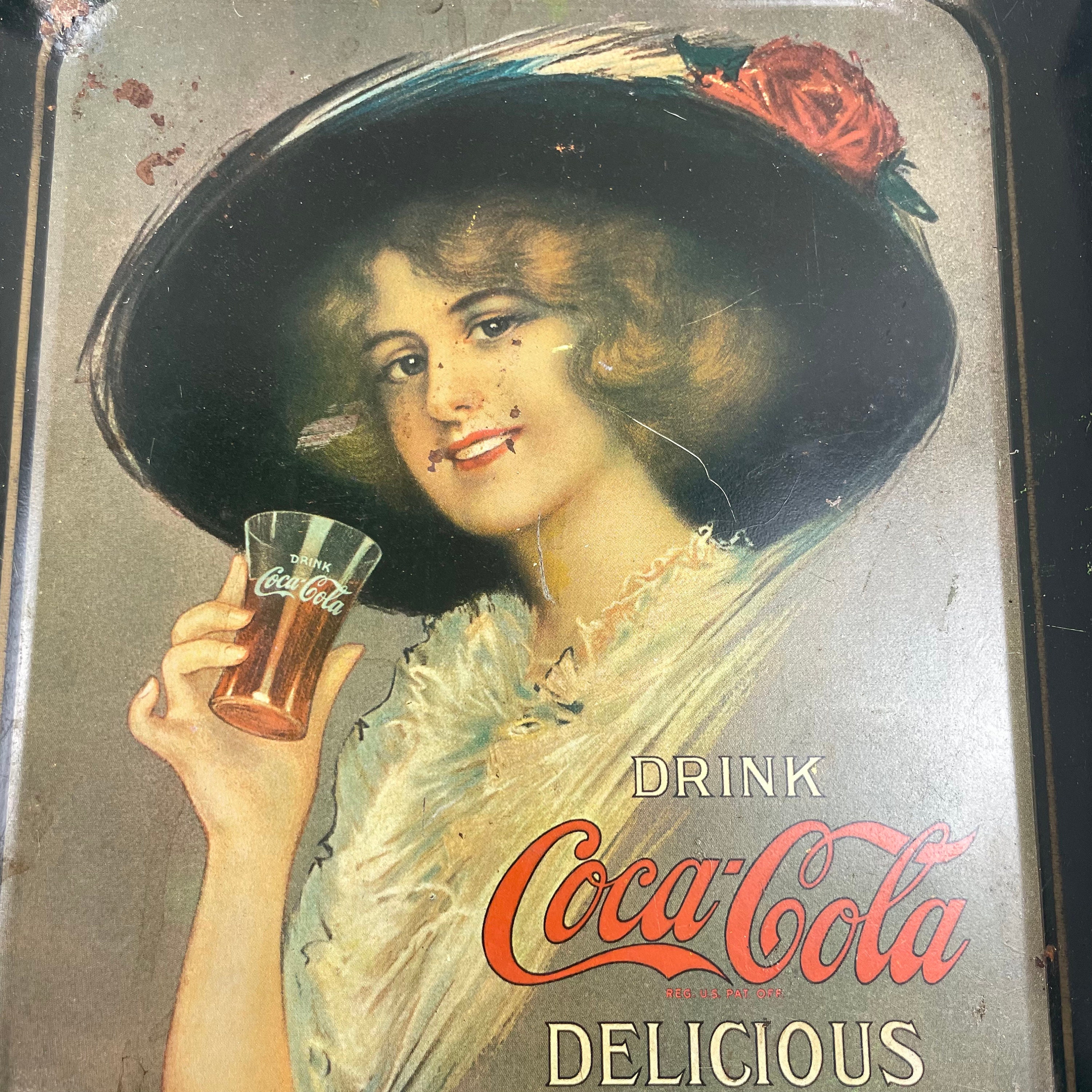 ジグソーパズル 1948 Coca-Cola puzzle & Kay Frame. 1948 Coca-Cola puzzle & Kay Frame.（COCA COLA SIGN ORIGINAL）