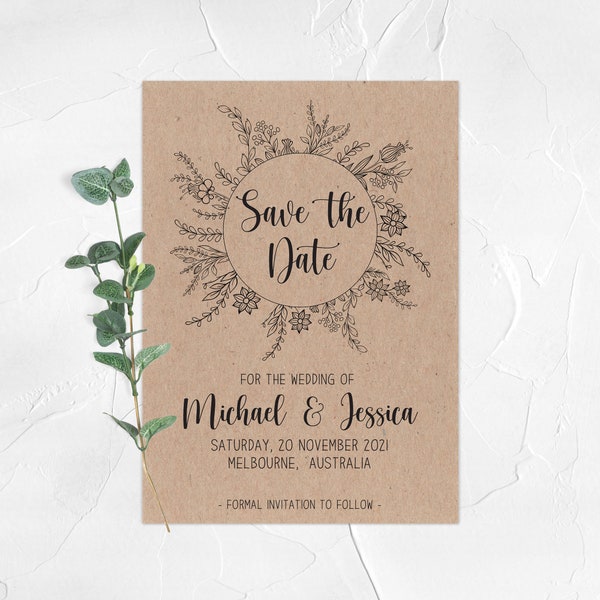 Cheap Save the Date Etsy