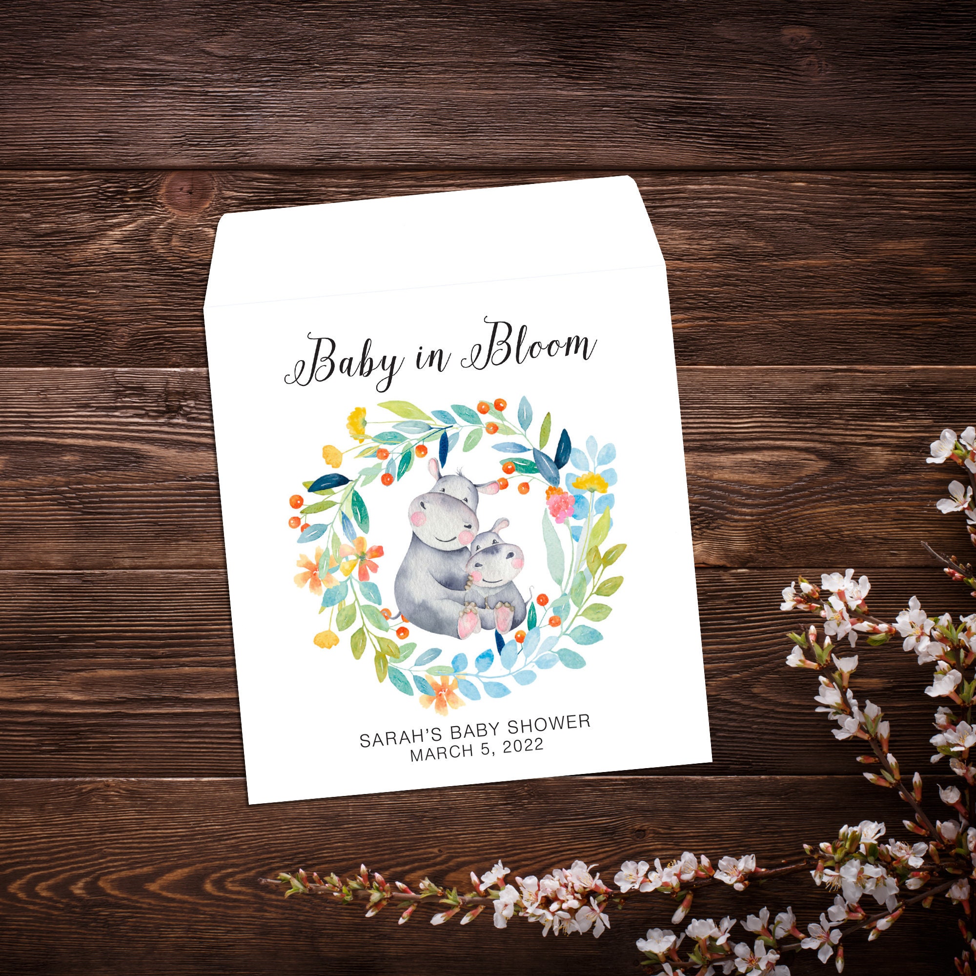 Baby in Bloom Label -  Australia