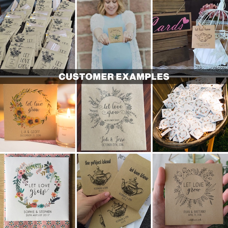 Tea Party Favors Wedding Favor Bridal Shower Tea Party Etsy