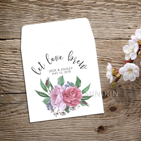 bridal shower tea bags