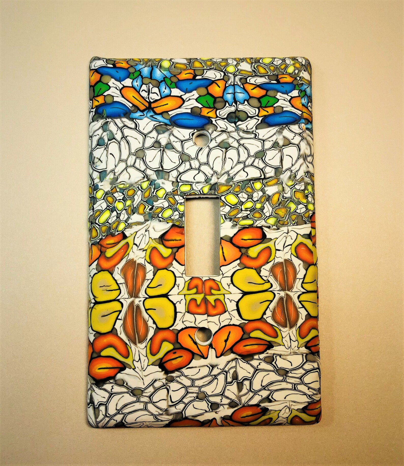 Wall Plate Cover Decoration Wall Plate Cover Artistic Wall Etsy