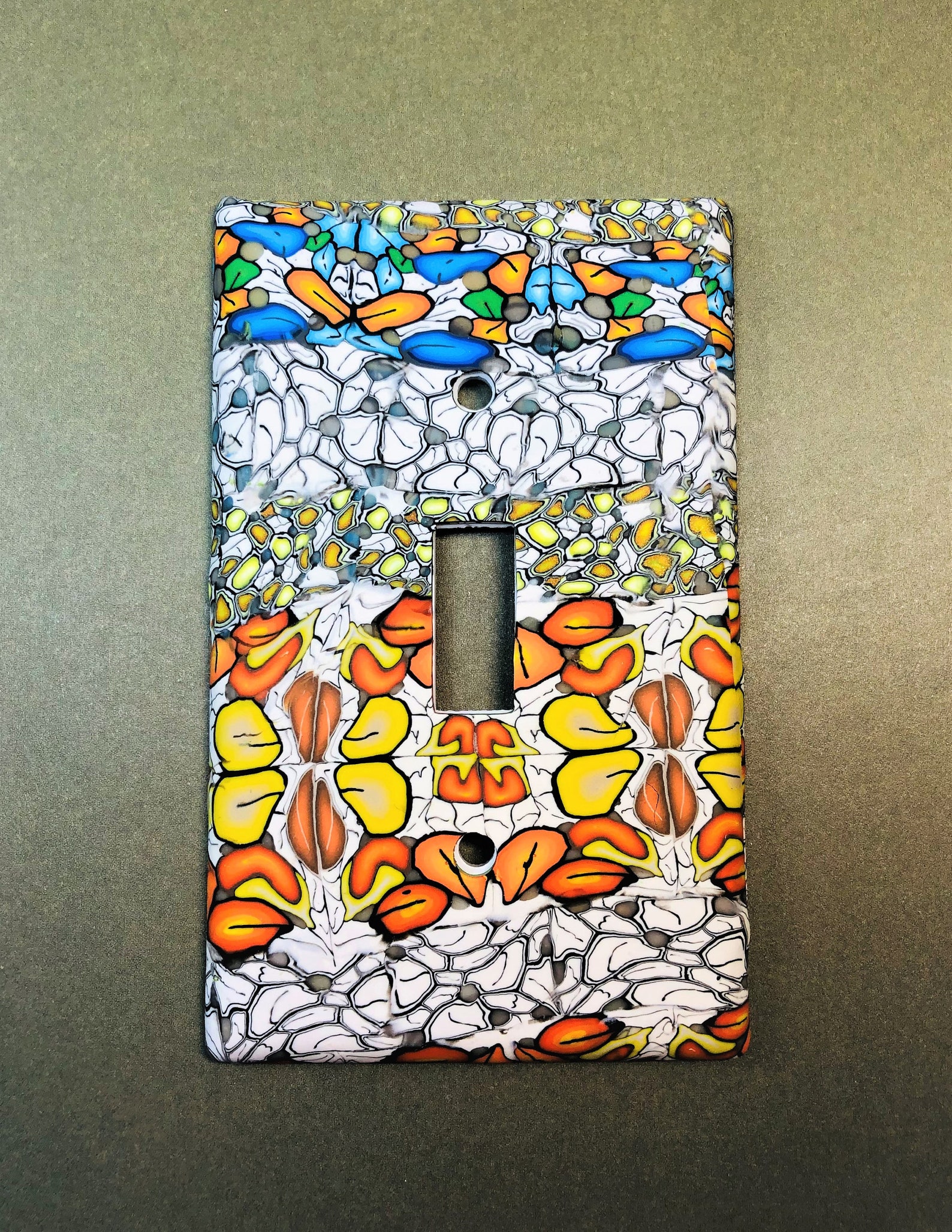 Wall Plate Cover Decoration Wall Plate Cover Artistic Wall Etsy