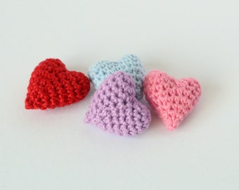 Mini corazón de crochet