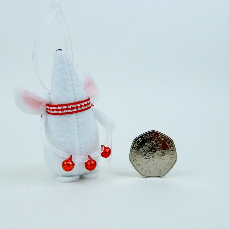 Jingle Bell Christmas Mouse Etsy UK