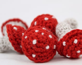 Mini Crochet Toadstool