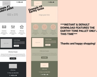 Html Css Template - Etsy image.