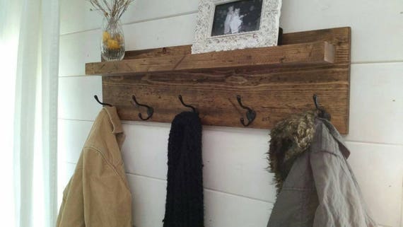 Rustic coat rack | Etsy Rustic coat rack | Etsy