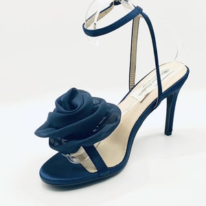 Navy Blue Dress Sandals - Etsy