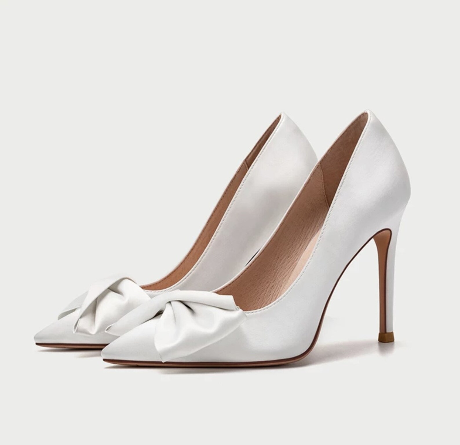 Off White Ivory Satin Bridal Shoe With Sash Bow Front - Etsy Off White Ivory Satin Bridal Shoe With Sash Bow Front - Etsy