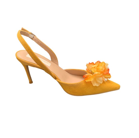 Sunflower yellow wedding shoes deals