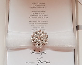 Diamond and Pearls Mother of the Bride Brooch