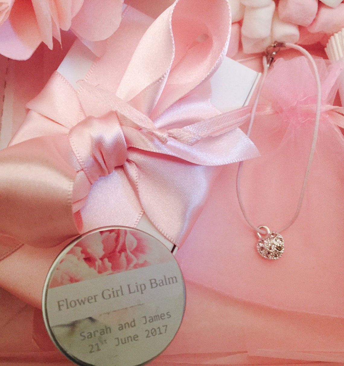 Beautiful Flower Girl Gift Set Etsy