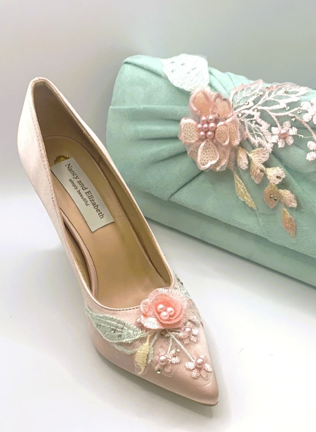 mint and rose shoes