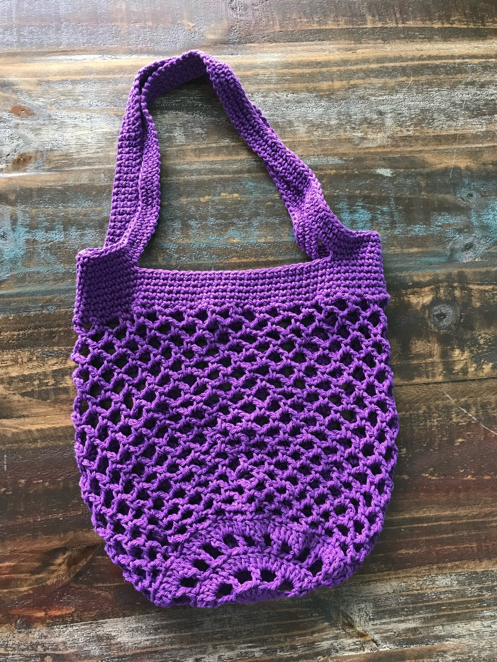 PATTERN Reusable Crochet Market Bag / Mesh Produce Bag Etsy