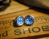 metallic blue snowflake