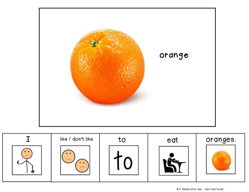 I Like... I Don't Like... to Eat Fruit and Vegetable Edition Prek