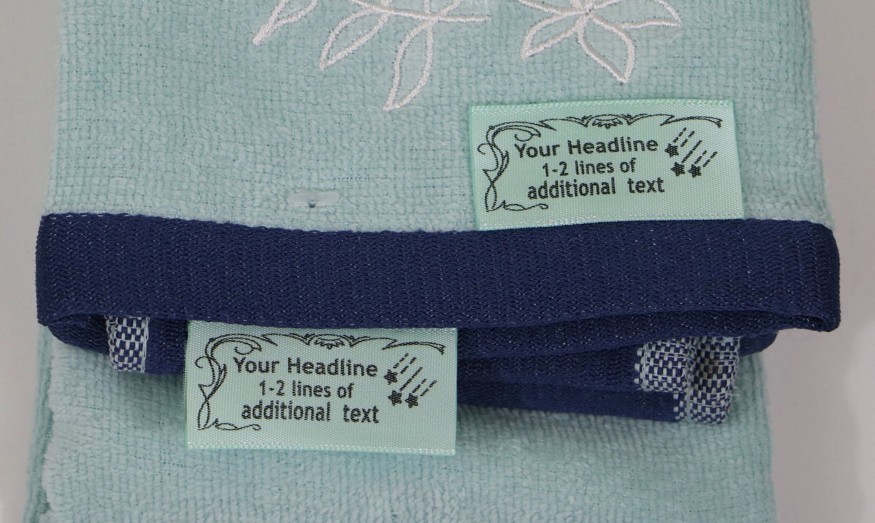 100 Personalized Polyester Sewing Labels Machine Washable Etsy