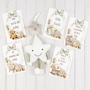 Begrenztes exklusives Baby-Meilensteinkarten-Bundle-Sublimationsdesign
