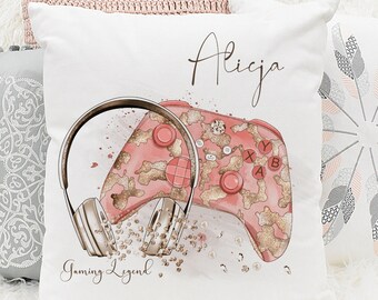Gamer Girl Console PNG: Sublimation Design (Digital Download)