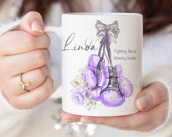 Guantes de boxeo para combatir el cáncer: símbolo de esperanza (descarga digital, diseño PNG)