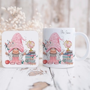 Thank you Teacher, Teacher Gnome, Best Teacher print Sublimation Design, PNG Files