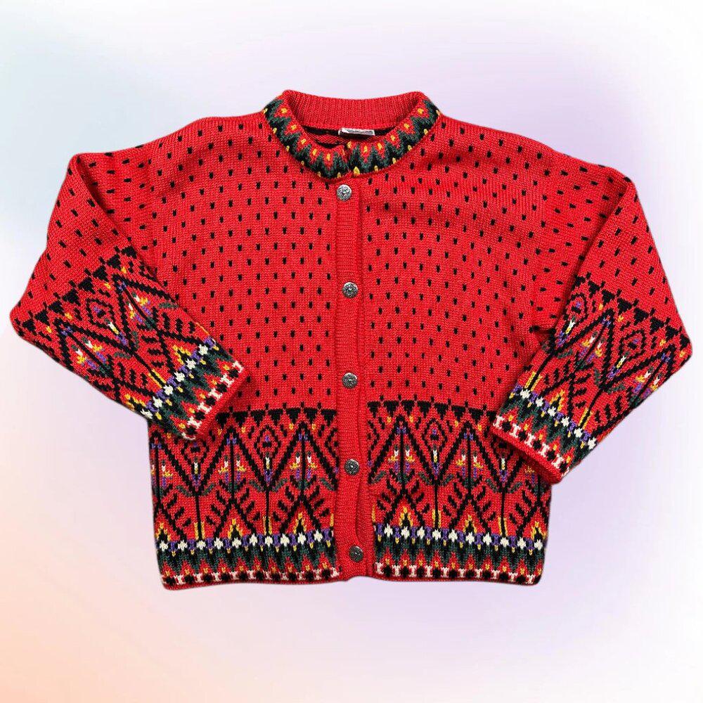 Vintage Dale Of Norway WoolカーディガンS s-l400.jpg