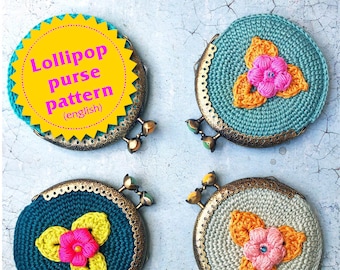 Crochet pattern Lollipop purse (english)