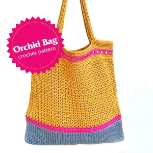 Crochet pattern Orchid bag (english)