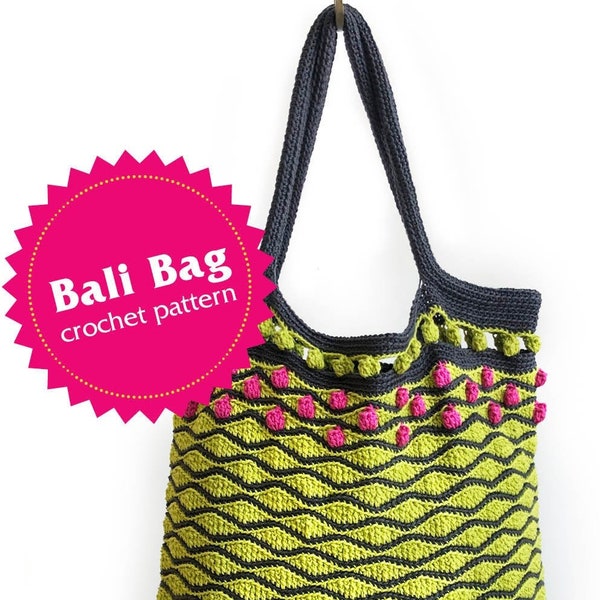 Crochet pattern Bali Bag