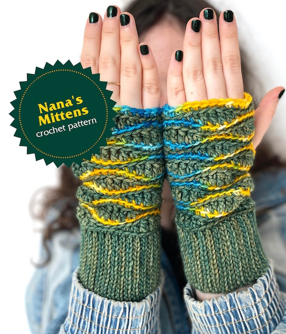 Nana's Handschuhe Hkelanleitung (Englisch und Hebrisch) - Etsy sterreich