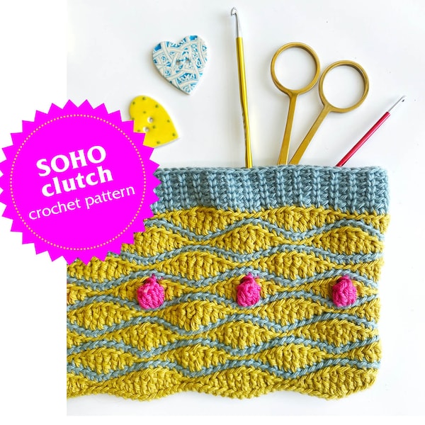 Soho Clutch Crochet Pattern