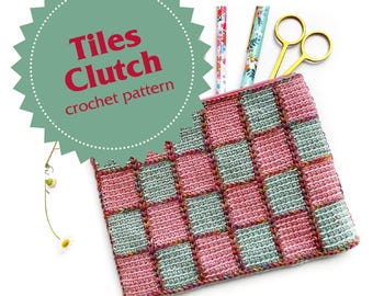 Tiles Clutch Crochet Pattern