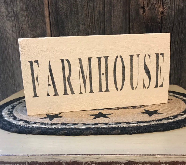 farmhouse stencilreusable stencil7mil mylarfarmhouse style etsy