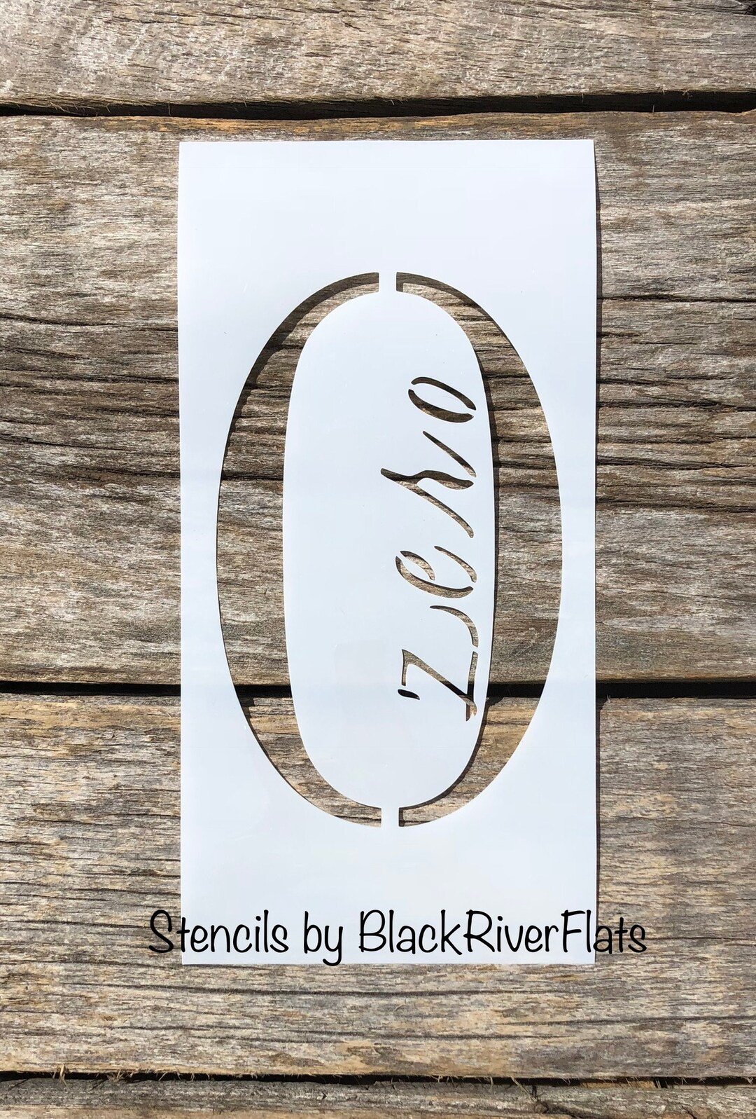 Zero Stencil/ Reusable Stencil/7mil Mylar/ Number - Etsy