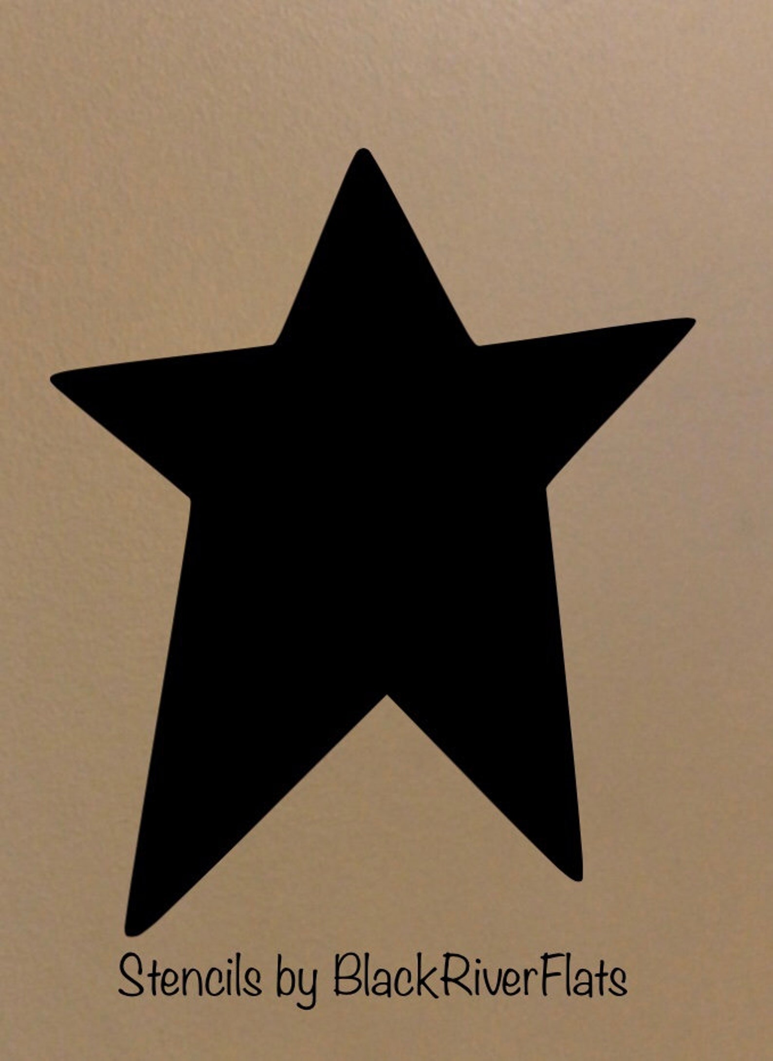 Primitive Star Stencil Reusable Stencil 7mil Mylar stencil plastic primitive-star-stencil-reusable-stencil-7mil-mylar-stencil-plastic