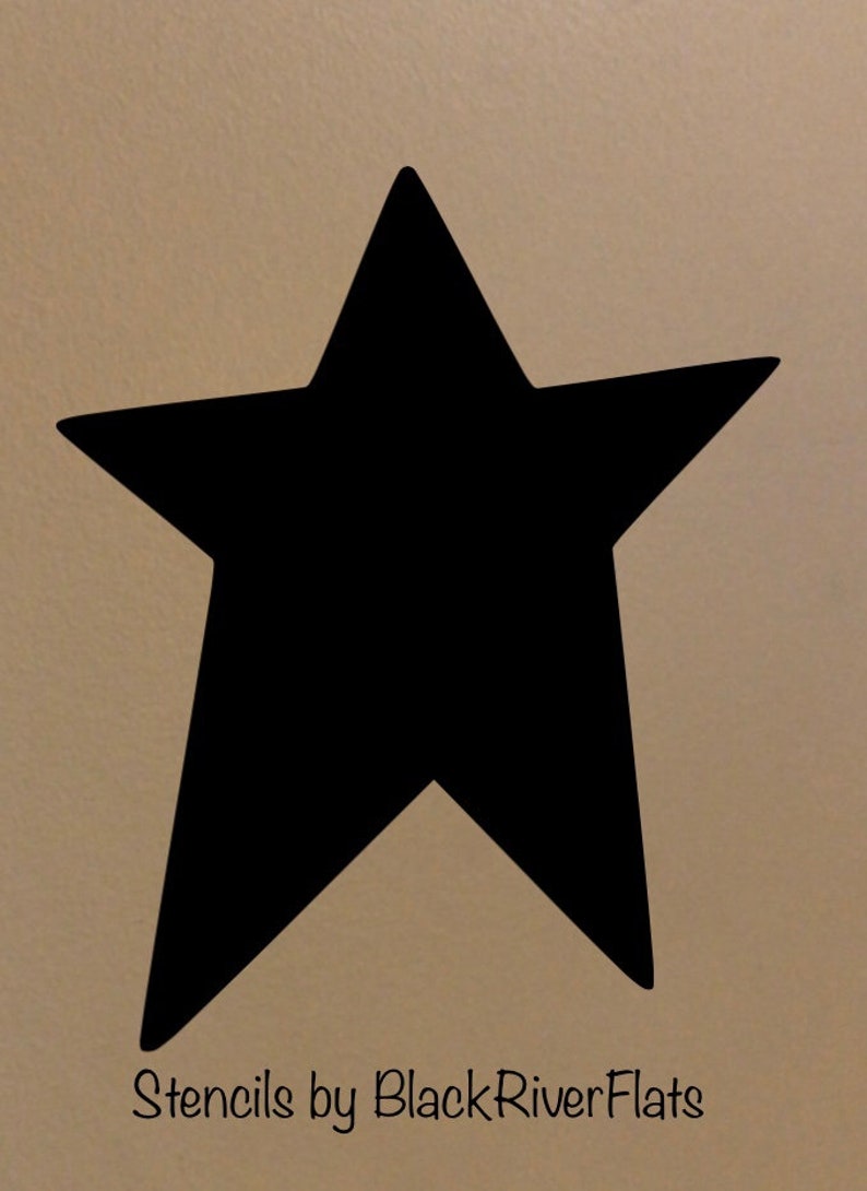 primitive-star-stencil-reusable-stencil-7mil-etsy