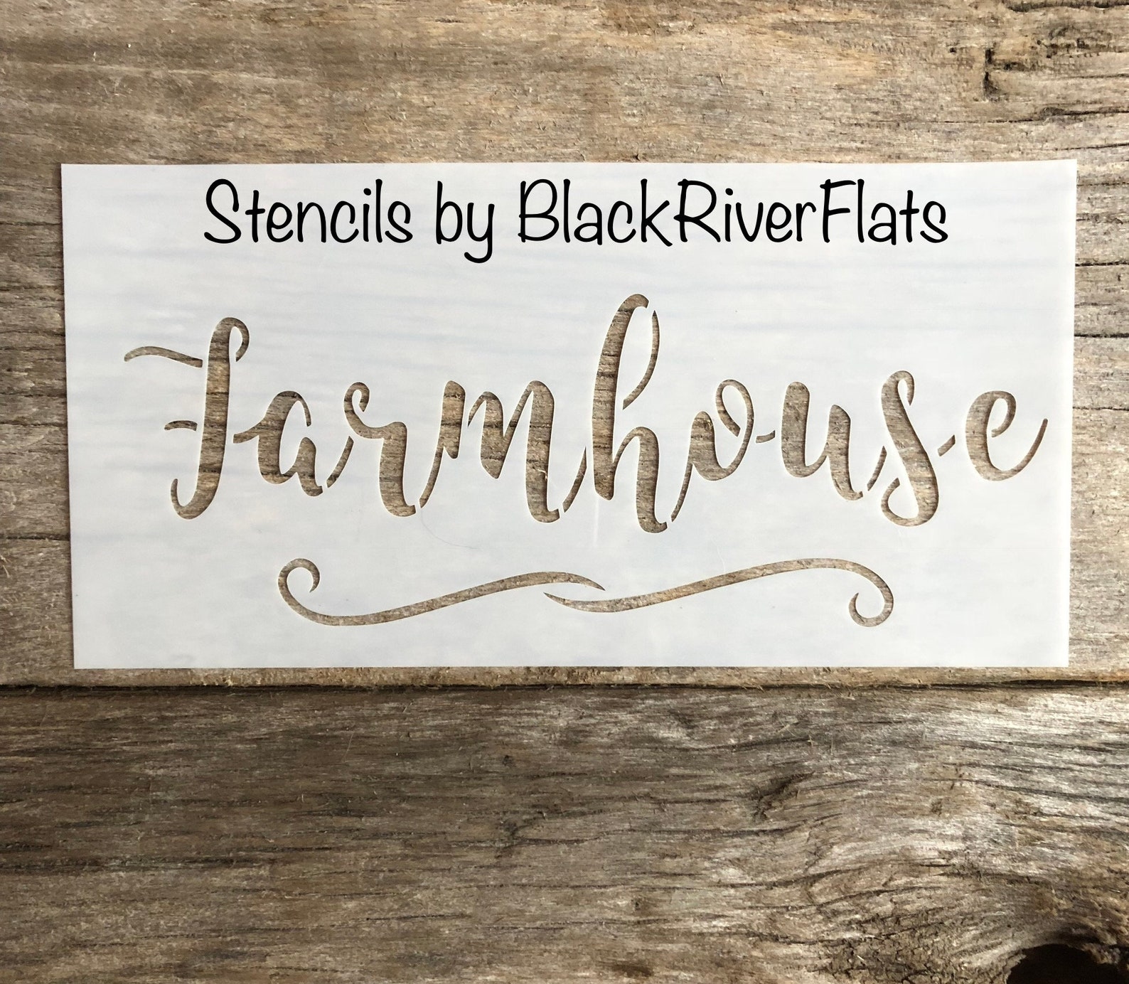 Farmhouse Stencil/reusable Stencil/7mil Mylar/farmhouse Style Etsy