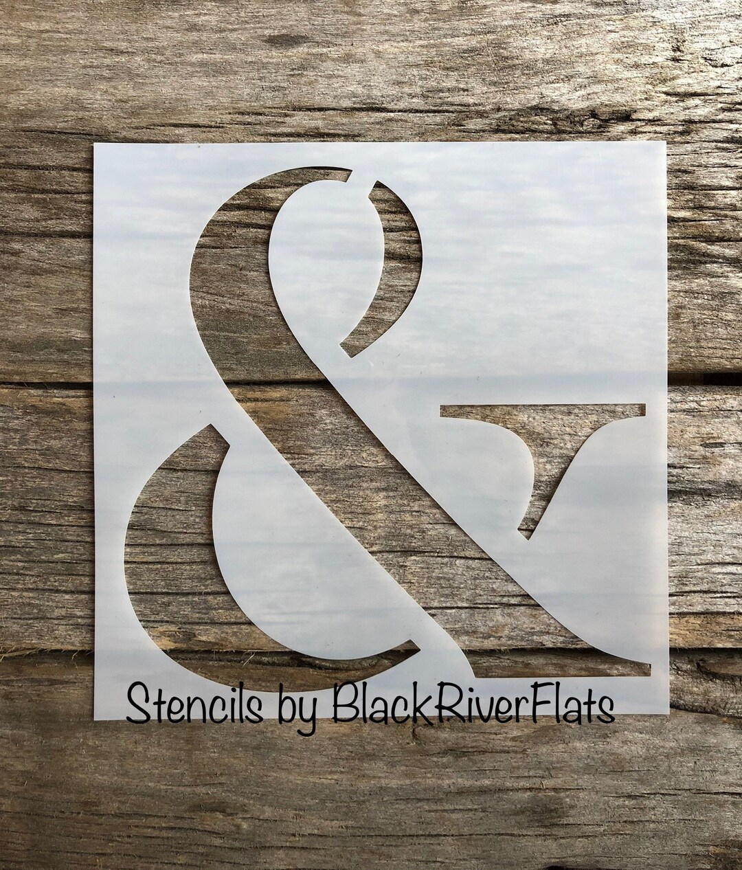 Ampersand Stencil/reusable Stencil/7mil Mylar/farmhouse Decor Stencil ...