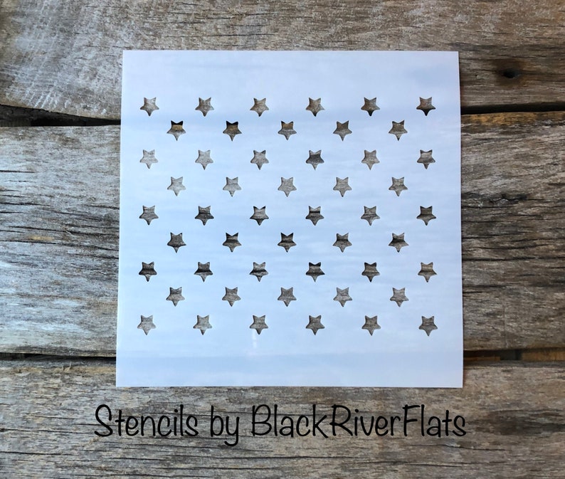 50 Stars Stencil/reusable Stencil/7mil Mylar/flag - Etsy