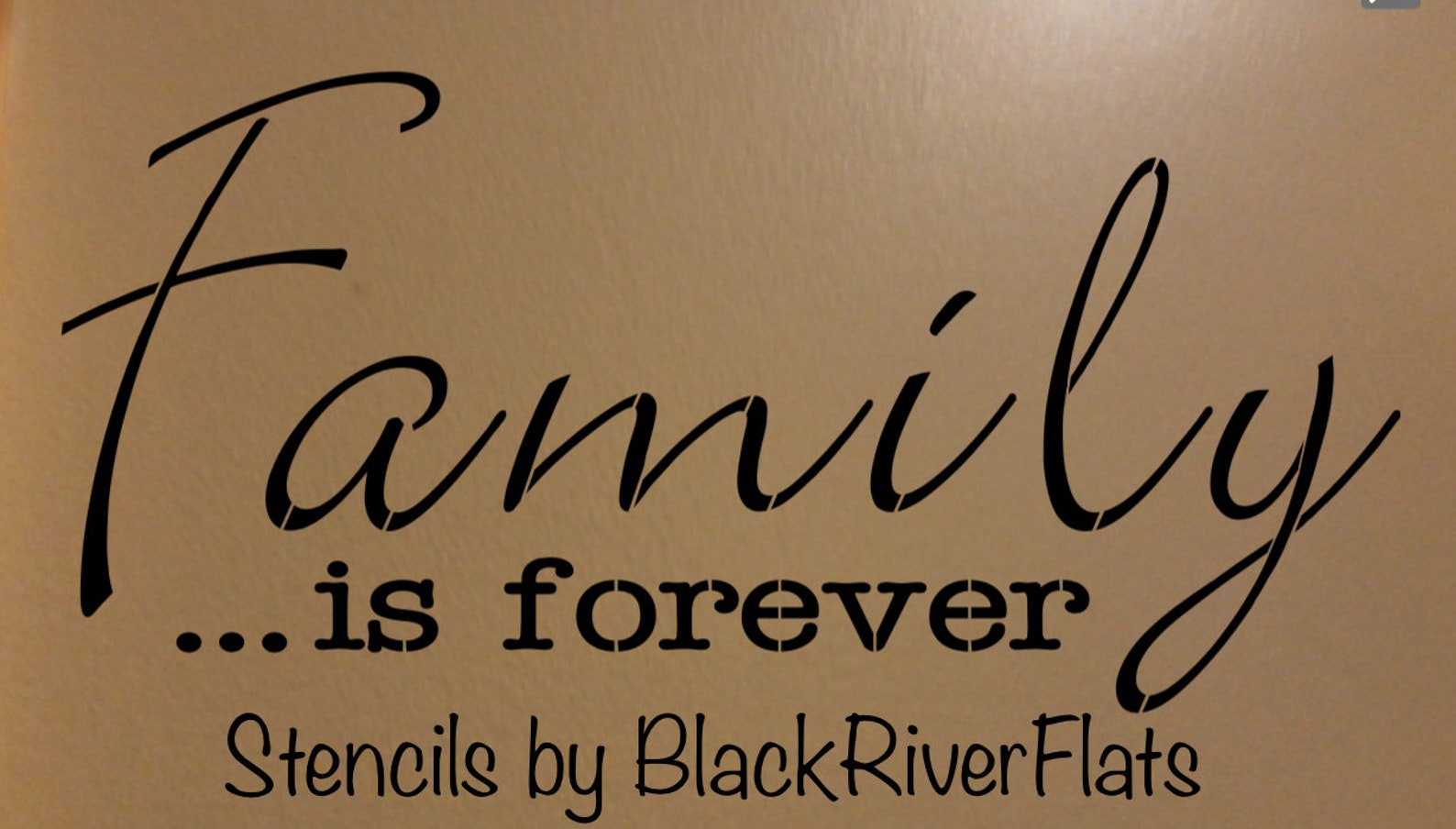 Family Stencil/ Reusable Stencil/7mil Mylar/ Forever Stencil/farmhouse