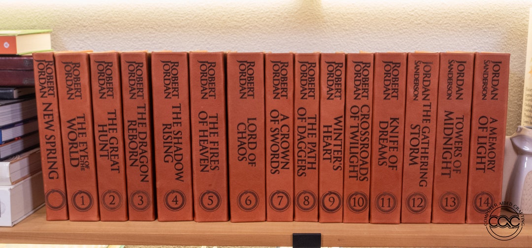 The Wheel of Time Complete Epic Series Leather Bound Etsy