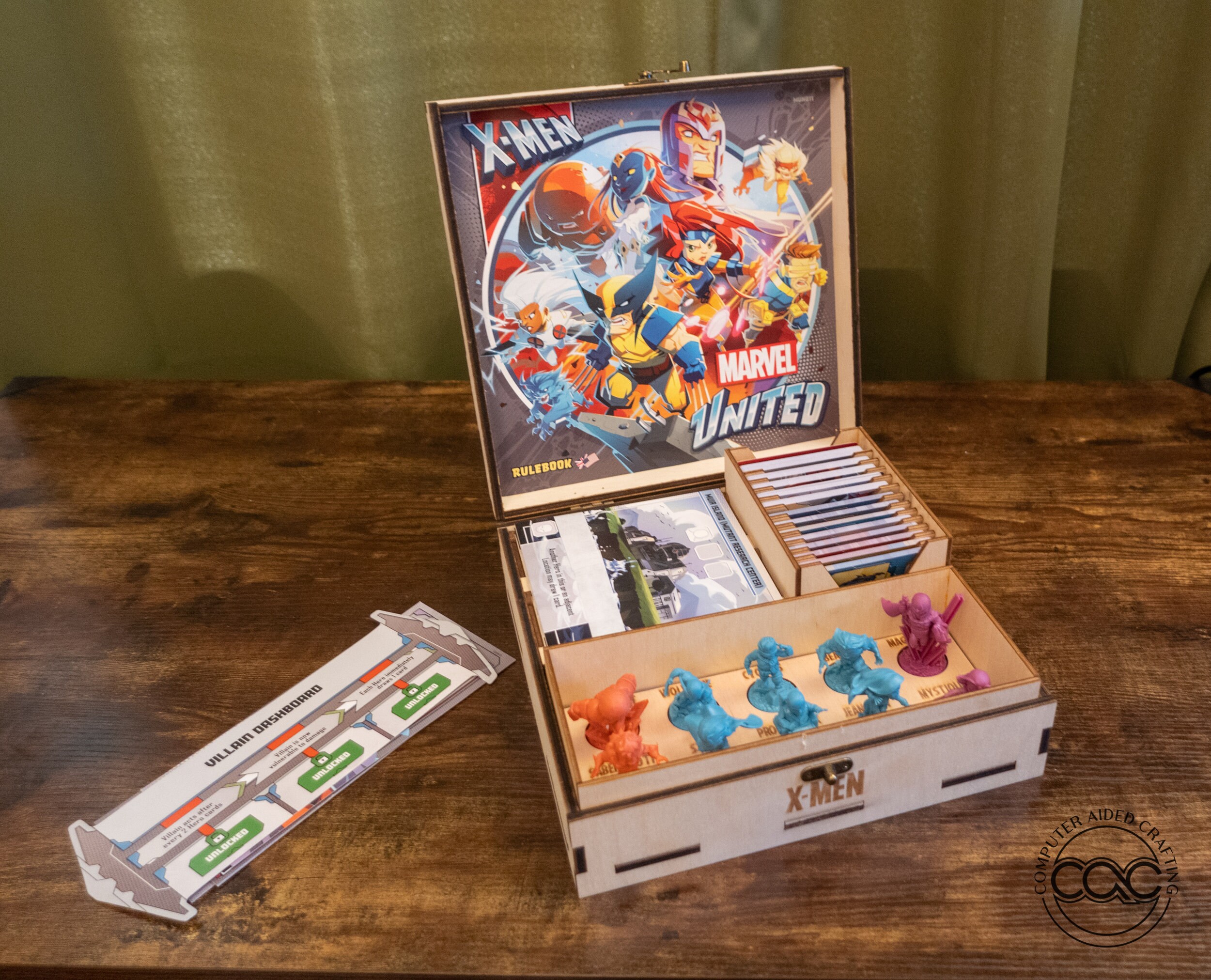 Marvel United Xmen Board Game Complete Storage Crate Etsy UK