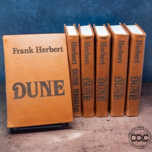 The Dune Saga by Frank Herbert Leather Bound